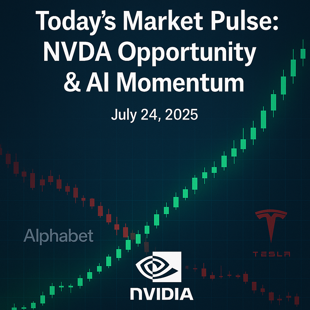 Market Overview + NVDA Trade Plan – July 24, 2025