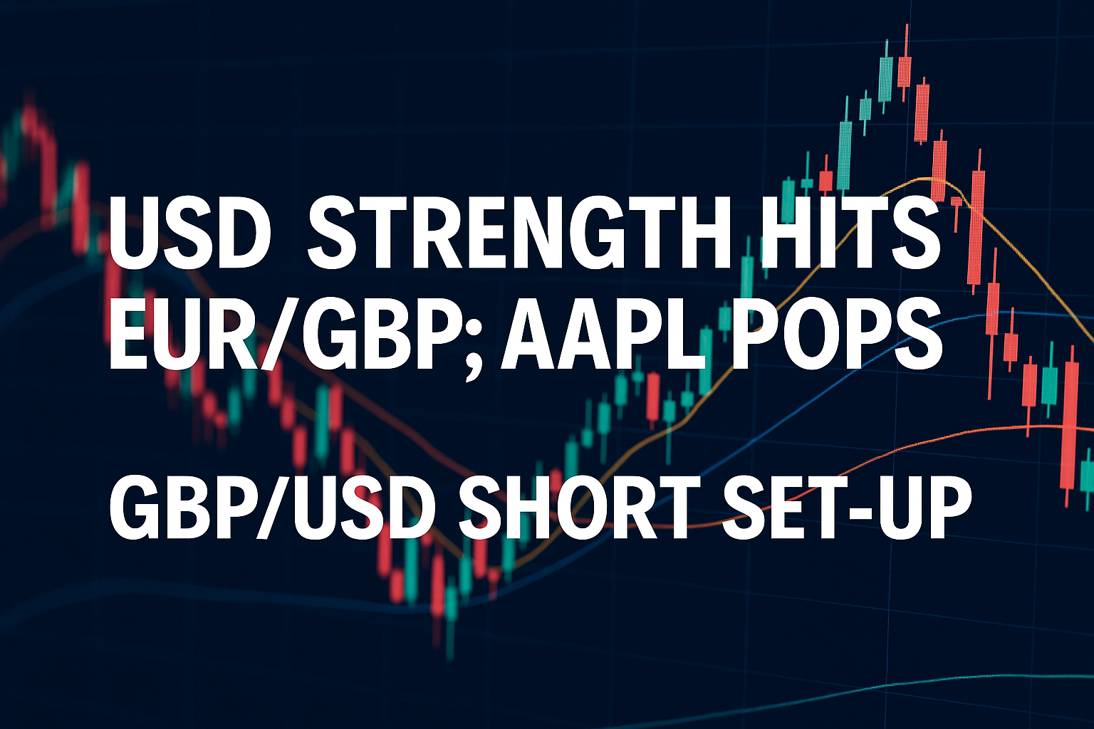 USD Strength Hits EUR/GBP; AAPL Pops—GBPUSD Short Set-up