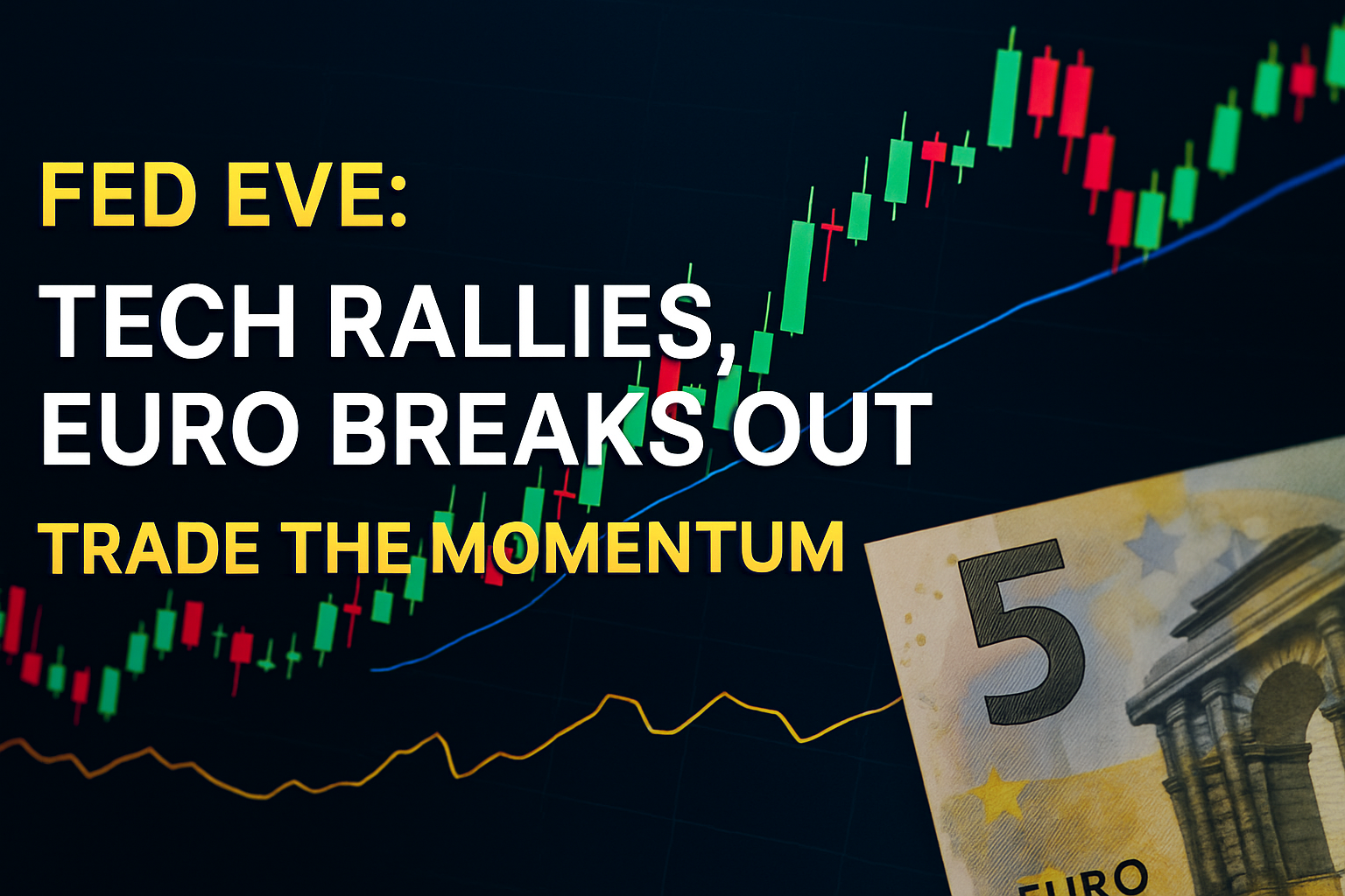 Fed Eve: Tech Rallies, Euro Breaks Out — Trade the Momentum