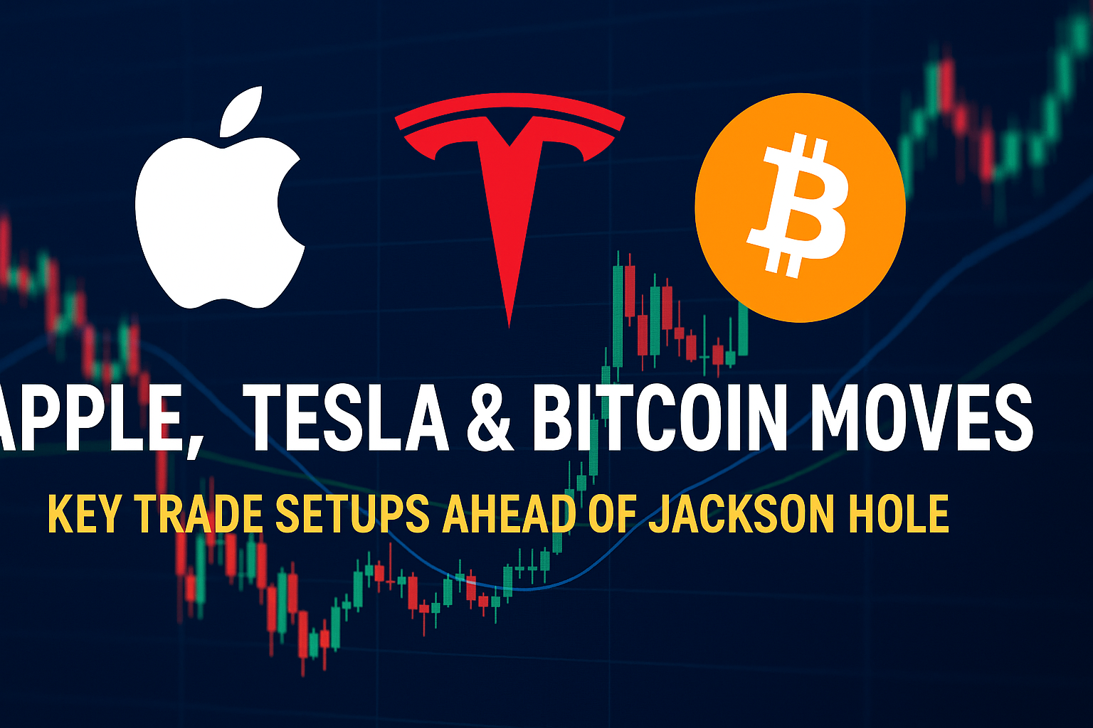 Apple, Tesla & Bitcoin Moves: Key Trade Setups Ahead of Jackson Hole