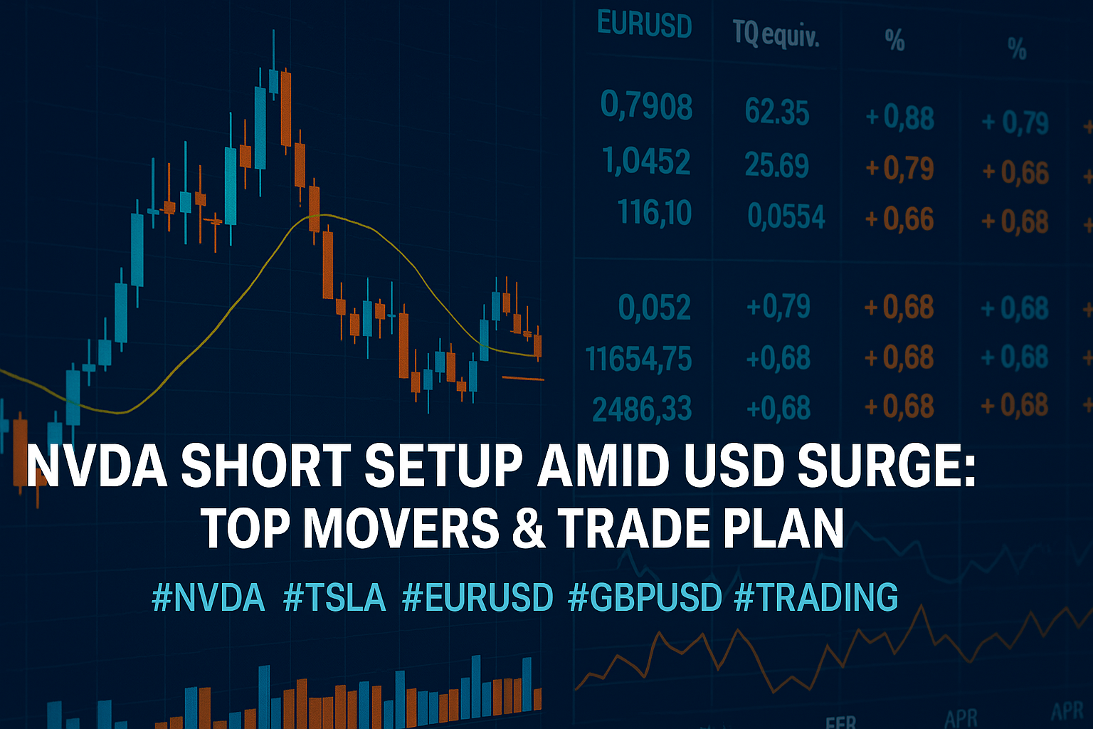 NVDA Short Setup Amid USD Surge: Top Movers & Trade Plan