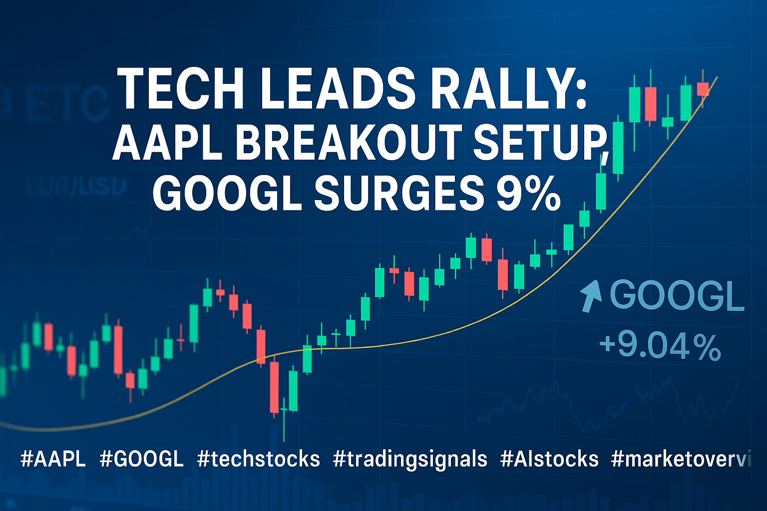 Tech Leads Rally: AAPL Breakout Setup, GOOGL Surges 9%